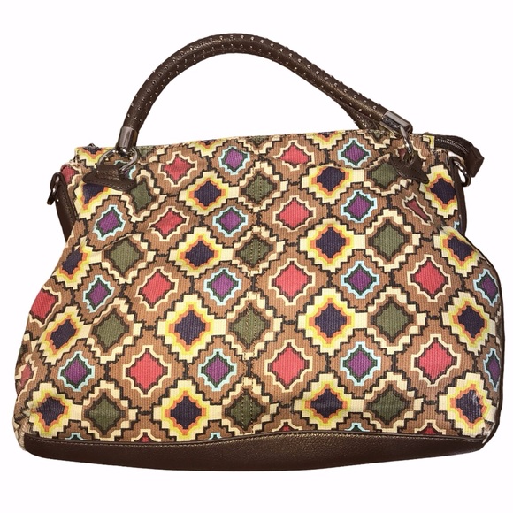 Relic Tapestry Satchel Handbag - Picture 2 of 9